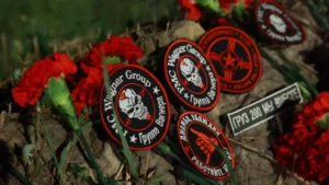 The head of the Wagner Group, Yevgeny Prigozhin, his deputy, and eight other passengers are presumed dead in the ... Wagner" in Saint Petersburg on August 24, 2023. © ... Stringer, AFP