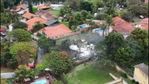 Airplane crash location